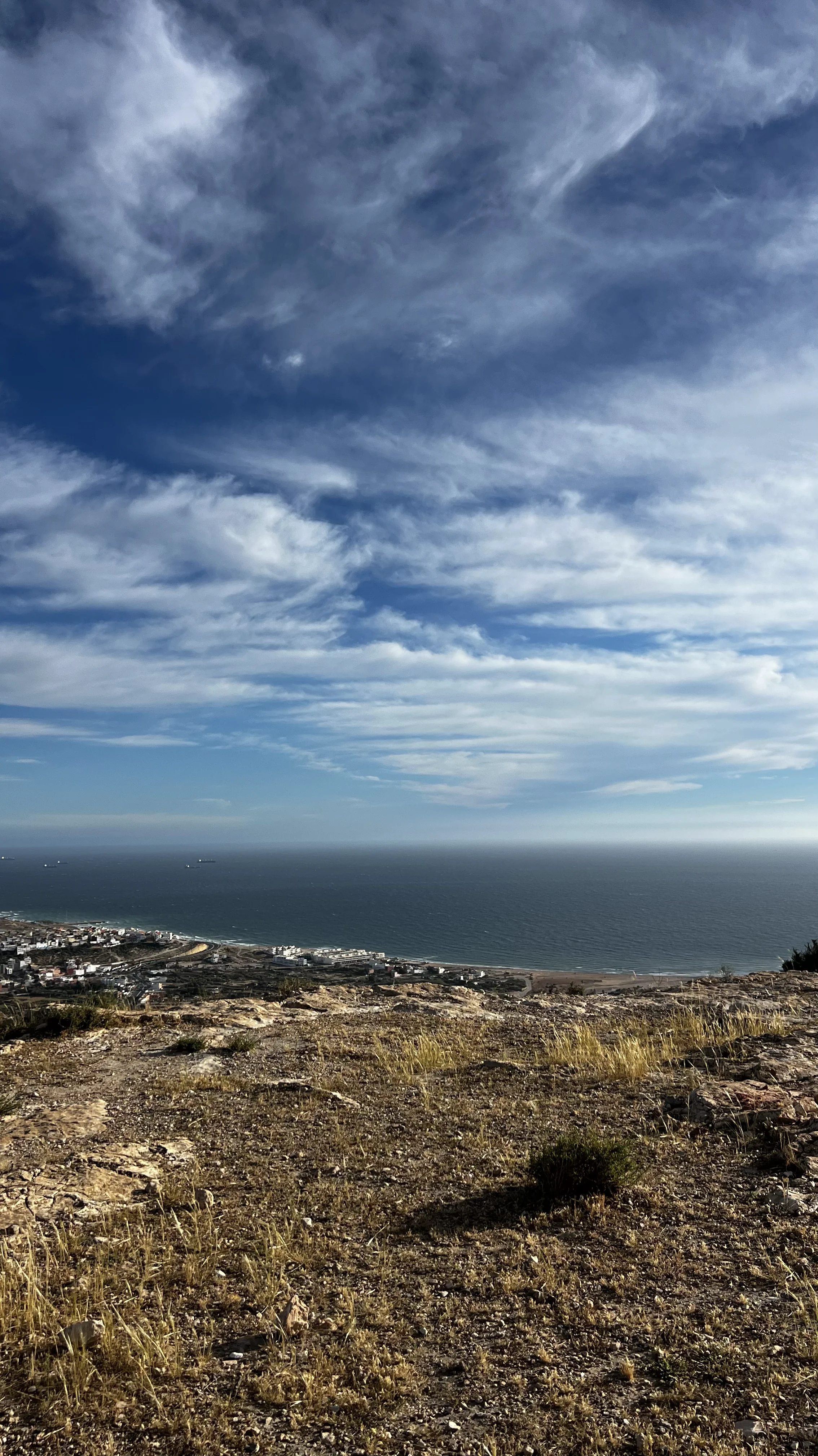 Coastal Trail Ocean View in Taghazout at The Yogi Surfer in Taghazout Bay, Morocco.