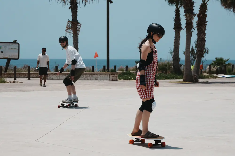 Skateboard Training Taghazout - Surf & Skate Camp at The Yogi Surfer in Taghazout Bay, Morocco.