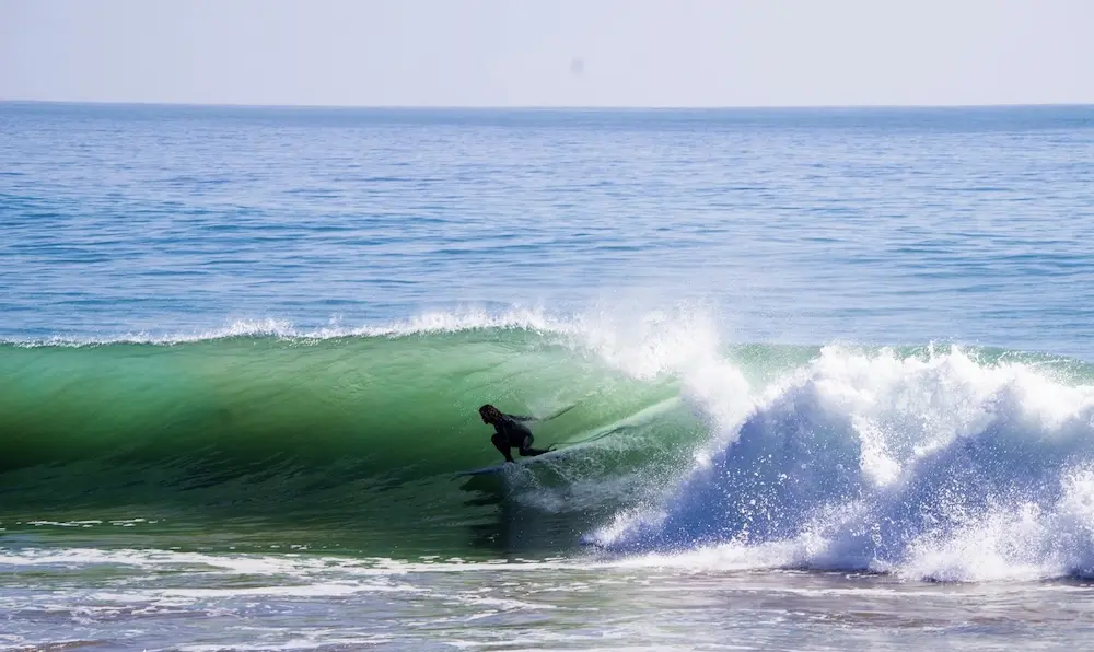 Surf Guiding With Ilyas at The Yogi Surfer in Taghazout Bay, Morocco.